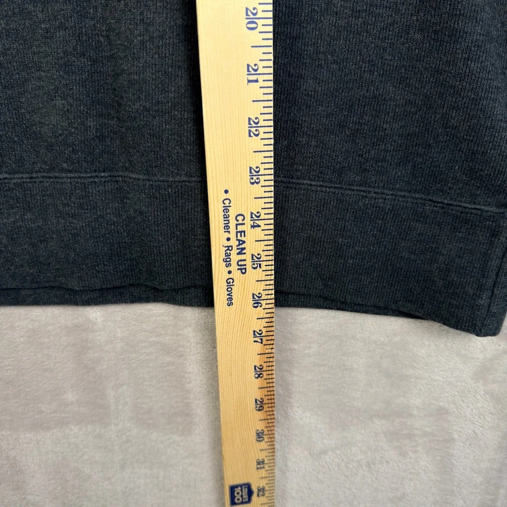 VINTAGE Polo Ralph Lauren Sweater Mens Medium Gray V-Neck Long Sleeve Pony